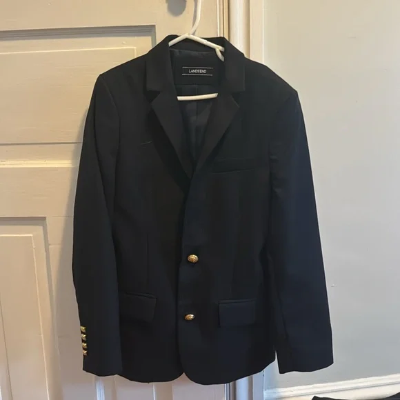 Lands’ End Kids Blue Blazer.